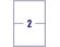 Etichette Bianche in Carta Riciclata, Disponibili in Diversi Formati, mm 199,6x143,5