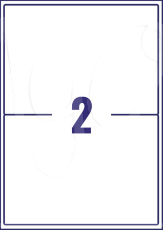 Etichette Bianche in Carta Riciclata, Disponibili in Diversi Formati