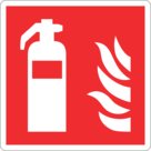 Cartelli in Alluminio per Antincendio, Simbolo estintore