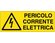 Cartello in Alluminio Pericolo, Pericolo corrente elettrica