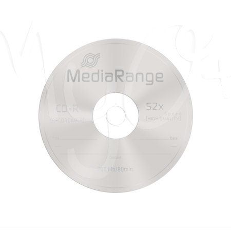 CD-R Mediarange 80 Min. 700Mb Spindle 50PZ