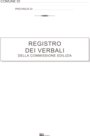 REGISTRO DEI VERBALI DELLA COMMISSIONE EDILIZIA (50 FG), 097480