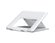 Supporto per laptop Breyta, Pieghevole, 12 Livelli di Altezza, Disponibile nei Colori Bianco o Nero, bianco