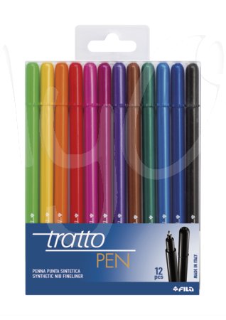 Pennarello Tratto Pen Metal, Punta Fine, 0,5 mm, Vari Colori