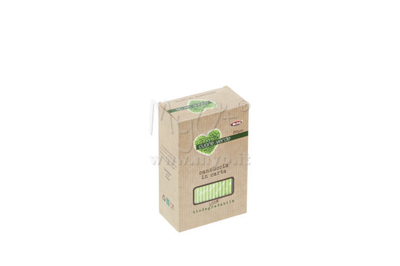 Cannucce in Carta Monouso 100% Biodegradabile