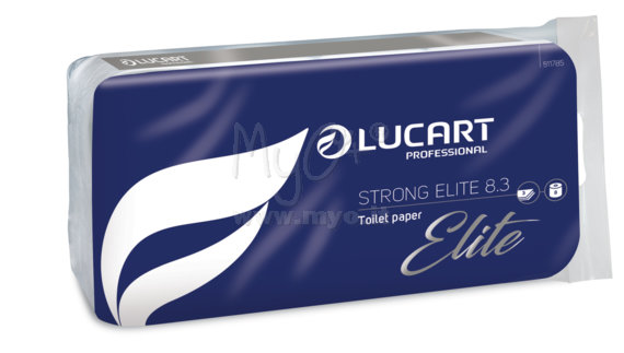 Carta Igienica Elite, 100% Pura Cellulosa, 8 Rotoli