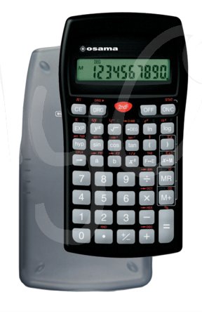 Calcolatrice Scientifica OS 134/10, 56 Funzioni, 10 Cifre + 2 in Esponente