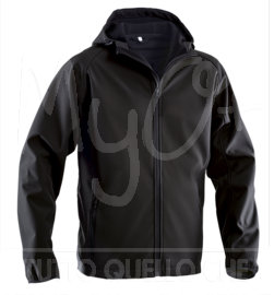 Giacca Softshell Wave Invernale, Nero