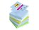 Ricariche di Foglietti Post-It® Super Sticky Z-Notes, Colori Assortiti, Confezioni da 5 Blocchetti, Oasis (blu, verde menta, verde lime, verde trifoglio, verde cristallo di mare)