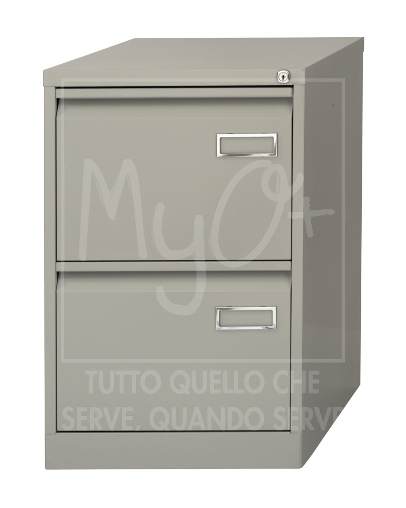 BISLEY Classificatore in metallo, 2 cassetti, 47 x 62 x 71 cm, Nero -  Classificatori