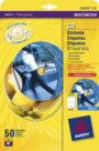 Etichette per CD e DVD per Stampanti Laser, laser bianco, nero e a colori