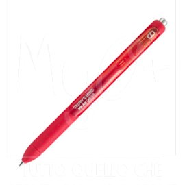 Penna Inkjoy Gel, Roller Gel, Punta Media, 0,7 mm, rosso
