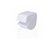 Porta Rotolo Carta Igienica Chiuso, per Rotoli Singoli Standard di Colore Bianco , polipropilene