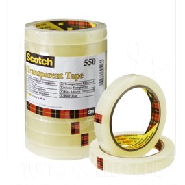 Scotch Nastro adesivo Easy Tear, 25 mm x 50 m, trasparente