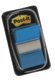 Post-it® Index, 25x43 mm, 50 Pezzi, Vari Colori, azzurro