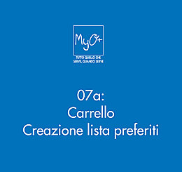 07a - Carrello - Creazione lista preferiti